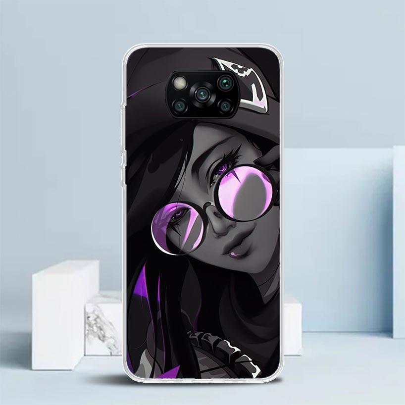 

Valorant Killjoy Phone Case For Xiaomi Poco F7 Ultra X5 X6 X7 Pro M7 Redmi 15C 15 13C 13 12C 12 10C 10 10A 9 9C 9A 9T Cover Poco Redmi 15 5G