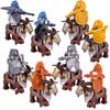 New MOC LOTR Soldier Dwarf Army Figures Armor Guard Warrior Medieval Knights Building Blocks Bricks Toys Gifts