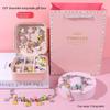 Diy Handmade Plaything Girl Bracelet Handmade Beaded Diy Material Wear Bead Necklace Girl Kids Birthday Plaything Present