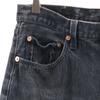 Levi's 90s 501 Polish Euro Piece Dyed Black Straight Denim Pants Jeans Men's Used
