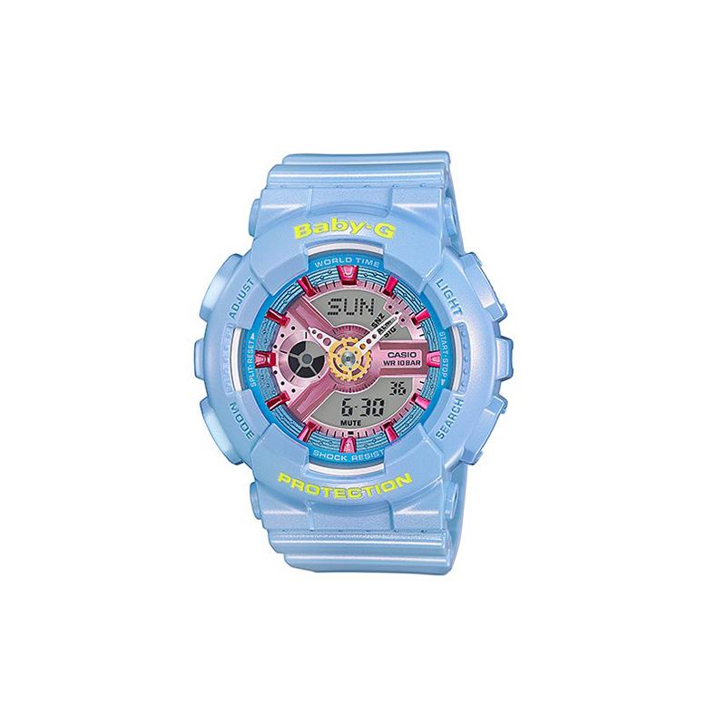 

Casio BABY-G Pearlescent Unicorn Dream Color Vibrant Street Classic Pointer Dual Display Dial Waterproof Movement Quartz Movement Japanese BA-110CA-2A серый