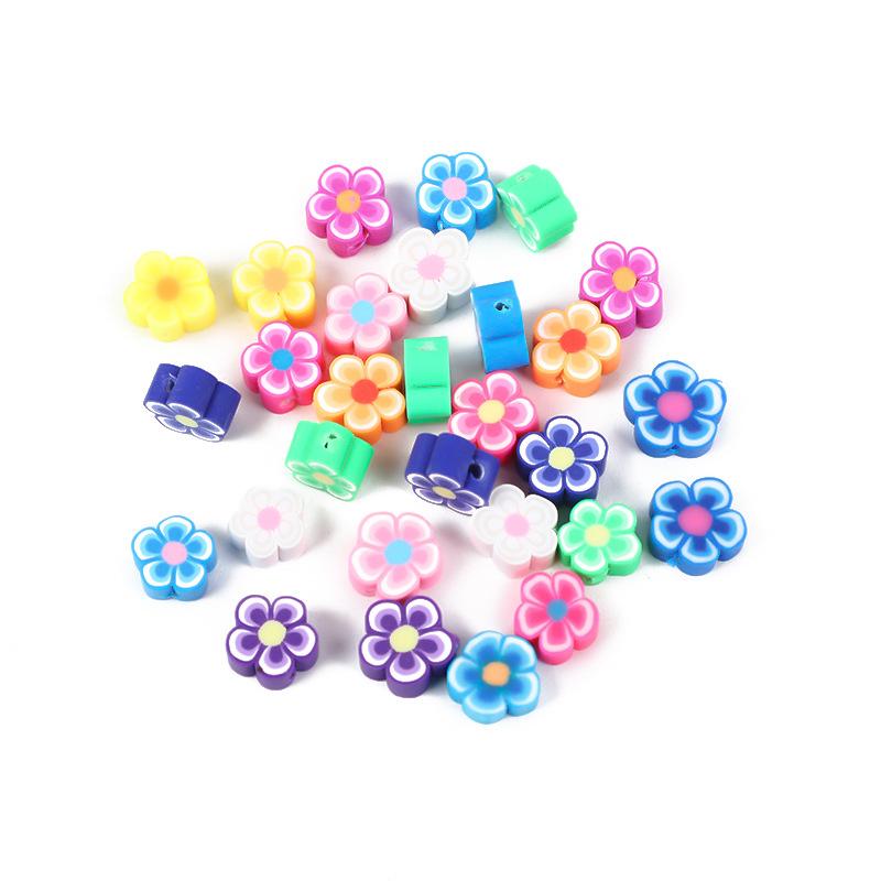 Diy Polymer Clay Soft Ceramic Beads, Round Soft Ceramic Beads Handmade Jewelry Accessories