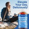Buporai Magnesium Glycine Gummies, 600 Mg Per Serving, Support Muscle Relaxation, Vegan and Safe.