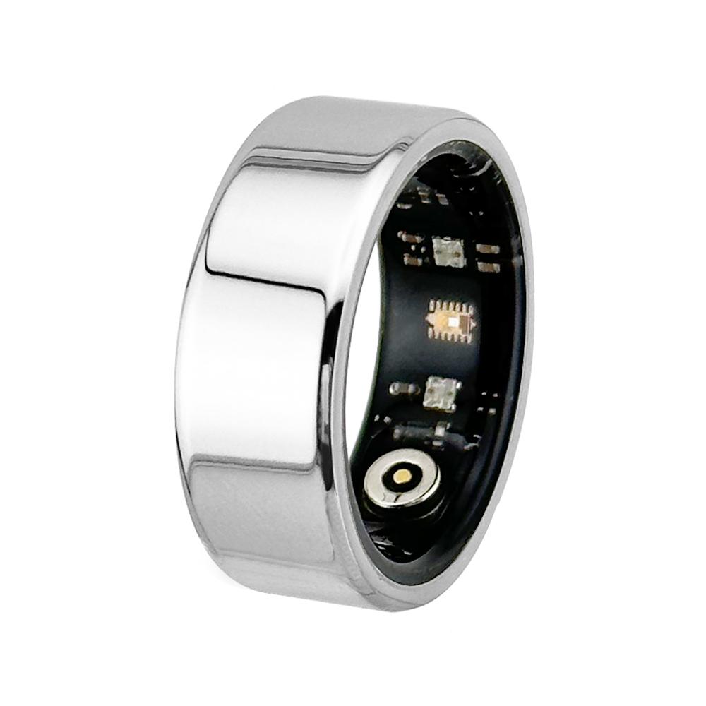 SR02 Smart Ring Stainless Steel Health Monitoring Life Waterproof Multi-sport Modes Heart Rate Blood Oxygen Tracker Ring