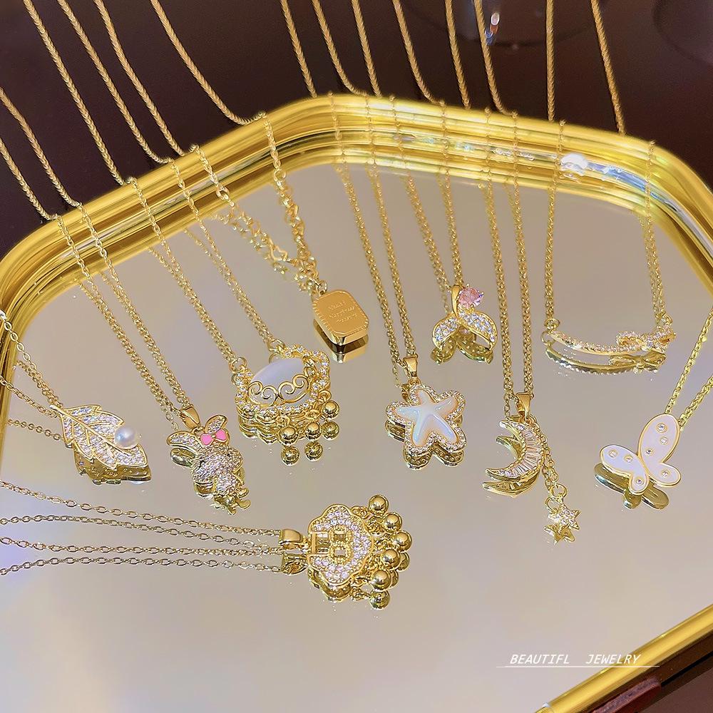 2025 Luxury Titanium-Clad Women's Summer Necklace - Non-Fading, High-End Design