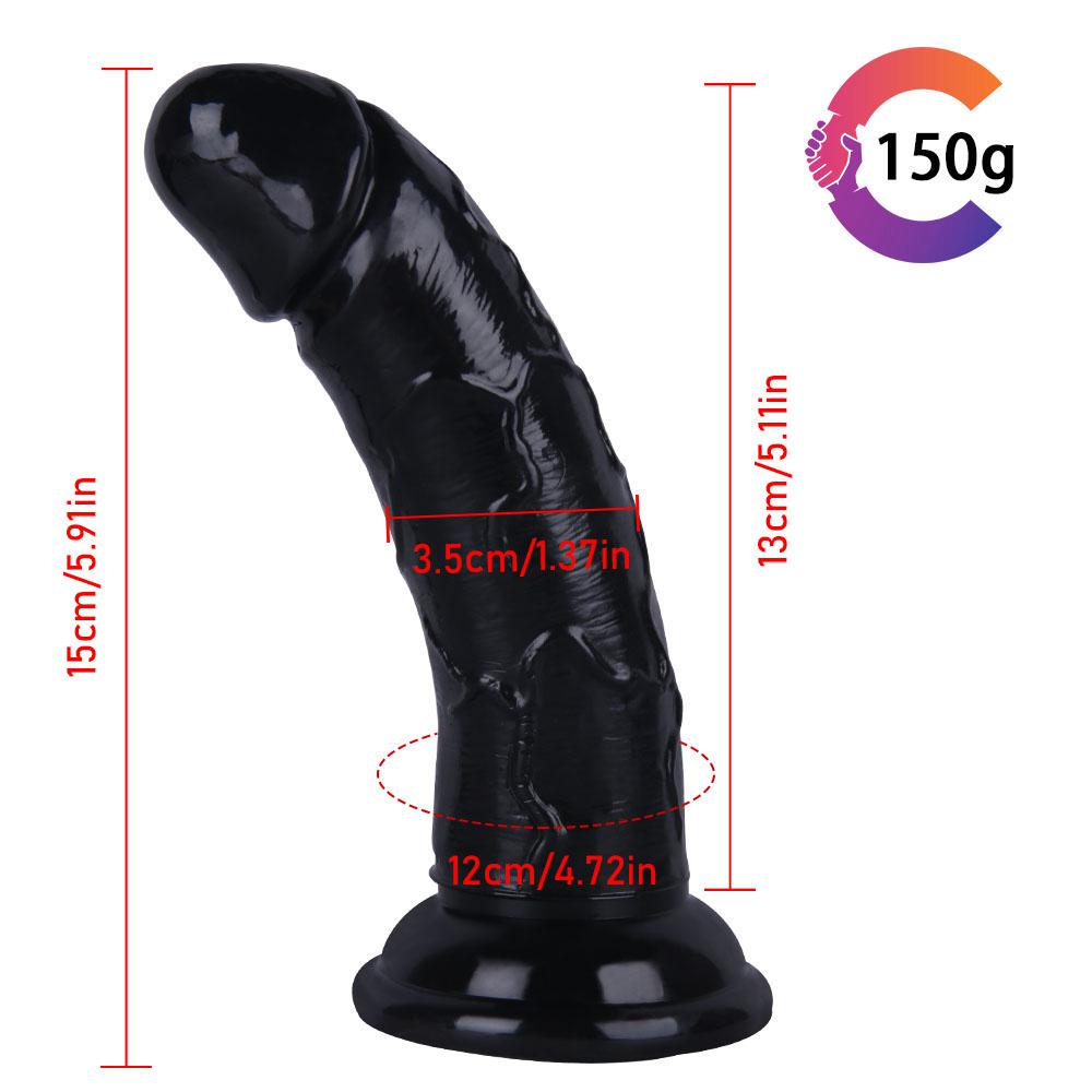 MoDi Dildo realistyczny masażer penisa Dildo pochwy wodoodporne zabawki erotyczne dla dorosłych dla kobiet 13cm