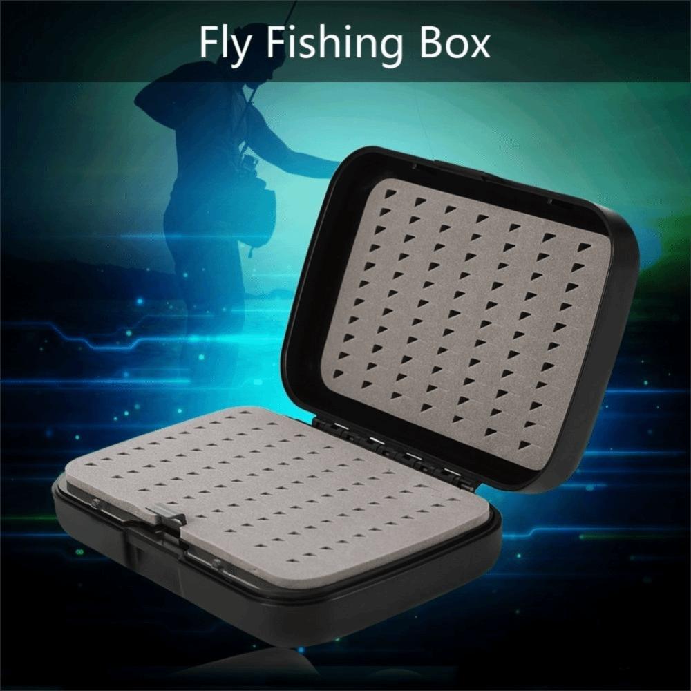 Double-Layer Flies Storage Case Double Sided Fishing Tackle Box Durable Bait Lure Box  Bait Storage
