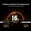 Bluetooth Wireless Meat Thermometer 360ft, APP Alerts Digital Food Thermometer for Grill Smoker Oven BBQ Cooking Kitchen