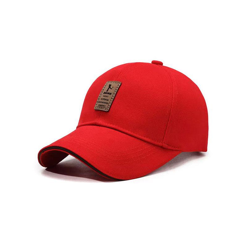 

Fashionable and versatile sandwich brim sun visor baseball cap 56 58 червоний