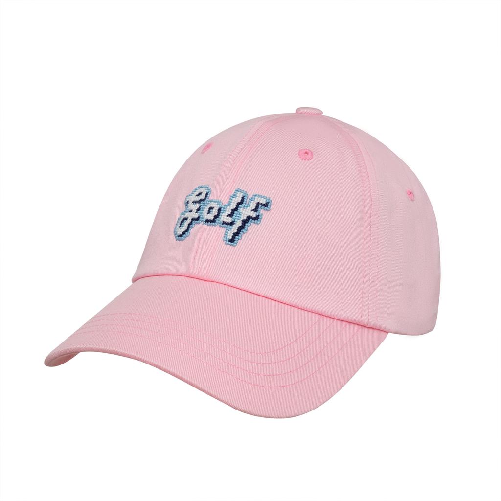 LOLONG Golf Needlepoint Hat (Pink)