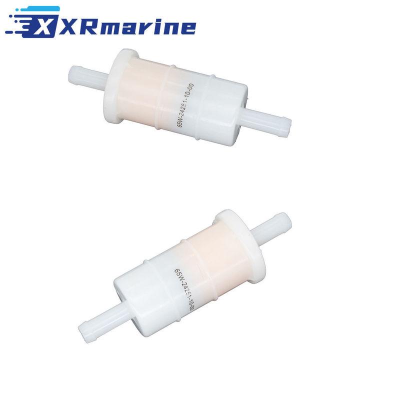 

5/16 in Line Gas Fuel Filter for Yamaha Mercury Johnson/Evinrude/OMC Outboard 65W-24251-10-00 816296Q2 Sierra 18-7830 2pcs білий