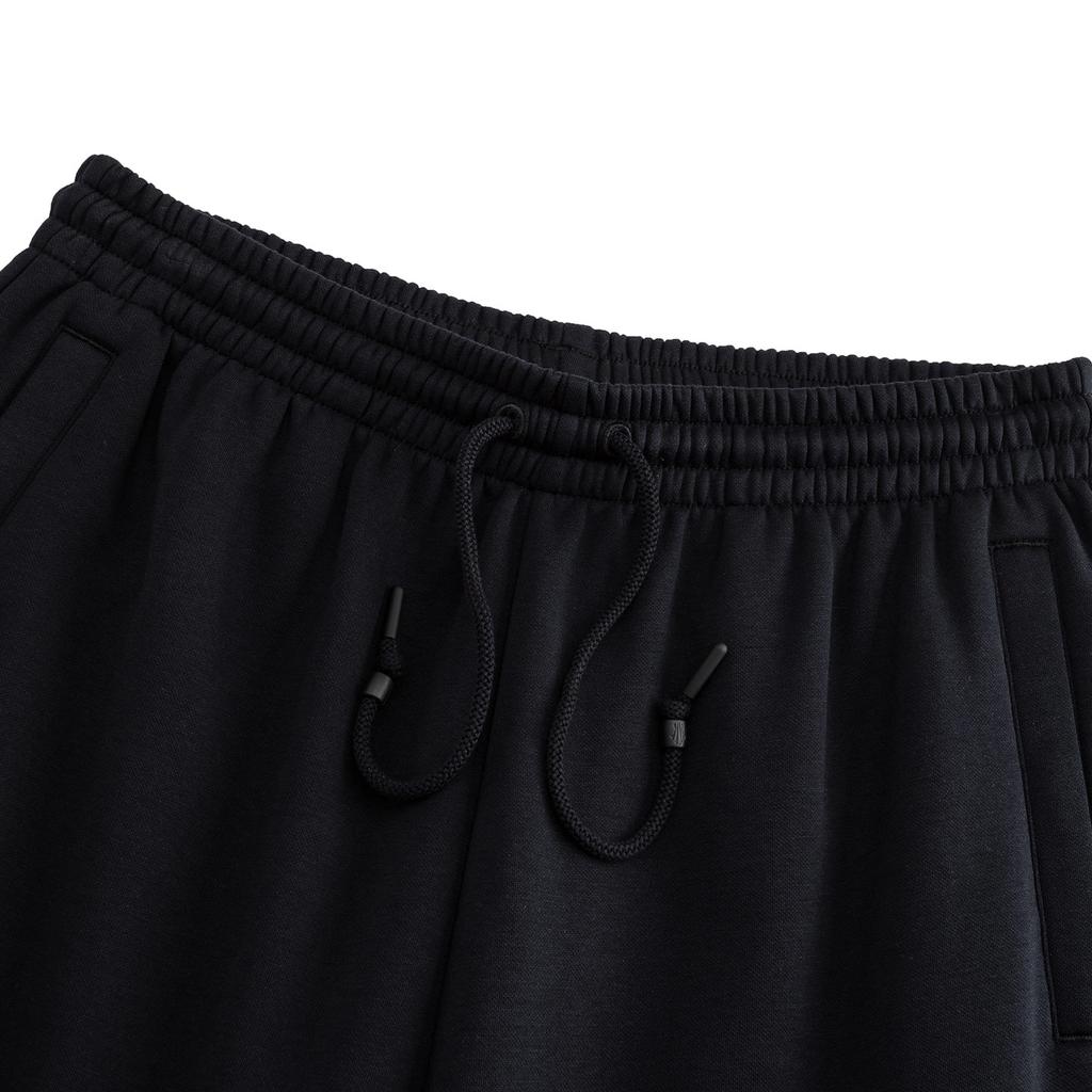 Anta Kyrie Basketball Series Long Pants 2025 Winter Knitted Sports Pants Unisex Pants Basic-Black 972541302-2