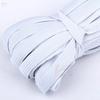 6/8/10MM Weiß/Schwarz Flache Elastische Bänder Elastisches Gummiband Hochzeit Bekleidung elastisches Band für DIY Nähen Elastisches Seil Zubehör