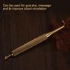 Brass Acupressure Bar Massaging Gua Sha Muscle Pulling Manual Brass Facial Reflexology Pen