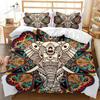 Bohemian Elephant Mandala Pattern Boho Style Duvet Cover Pillow Case Bedding Set Quilt Cover Double Bed Home Textile Luxury Gift