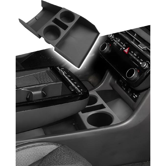 CDEFG Under Center Console Cup Holder Storage Box for 2025 2026 Hyundai Tucson NX4 Accessories, Tucson Center Console Organizer Tray Only for
