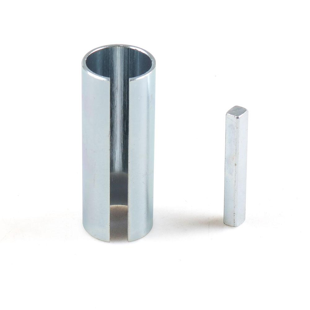 1" To 1 1/ 8 Inch 1/4" Key Gas Engine Pulley Crank Shaft Sleeve Adapter Predator