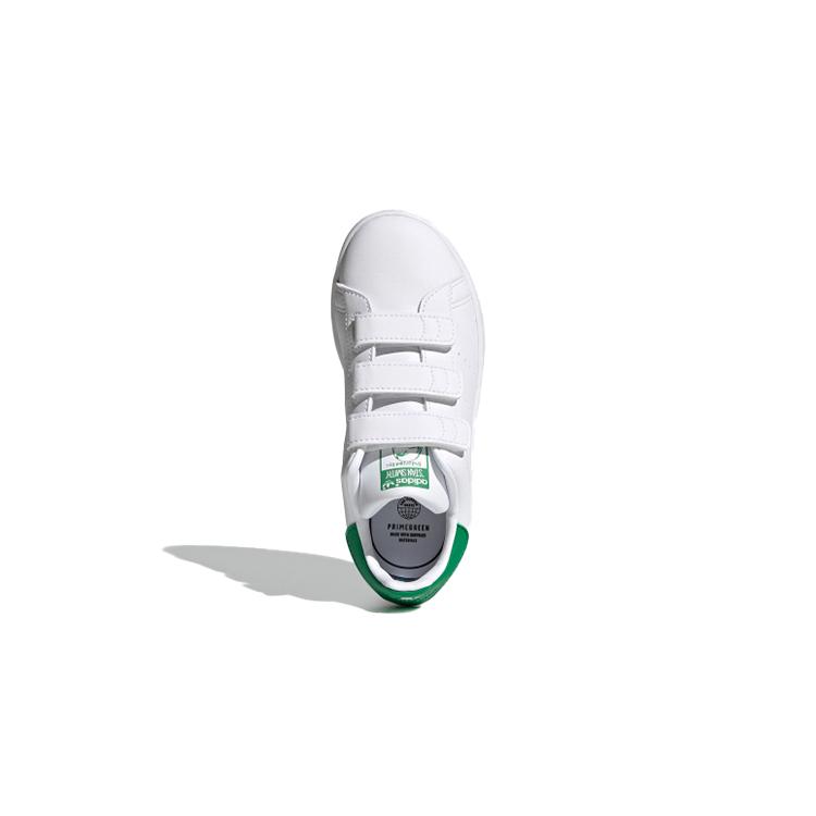 Adidas Stan Smith Strap Cloud White Green PS FX7534