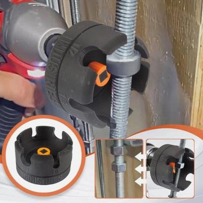 Metal Nut Drill Attachment for Fast Nut Bolt Removal Nut Remover Bolt Extractor Tool for Rack Socket Accessories