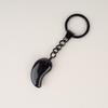 [Koai] Onyx Magatama, Japanese Sacred Treasure, Wish Fulfillment, Good Luck Charm, Power Stone, Keychain Chain
