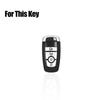 Alloy Leather Car Key Case Cover For Lincoln MKC MKZ MKX Navigator Continental
