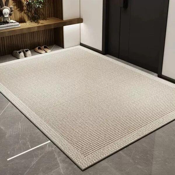 Simple Household Entry Door Floor Mat, Porch Mat, Advanced Sense, Dirt-Resistant Anti-Skid Ring, Velvet Can Be Cut Carpet