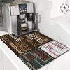 Kitchen Mat Diatom Mud Drain Mat Dish Dry Absorbent Coffee Drain Pad Home Decoration Accessories Small Rugs for Bedroom