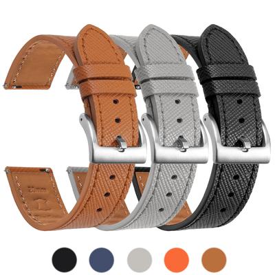 Hochwertige Kalbsleder Uhrenarmbänder Schnellverschluss Leder Uhrenarmbänder 18mm 20mm 22mm Armband Armbanduhren Uhrenzubehör