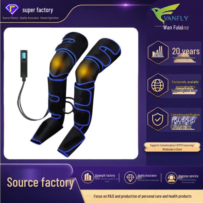 Cross-Border Air Wave Leg Massager with Vibration & Heating