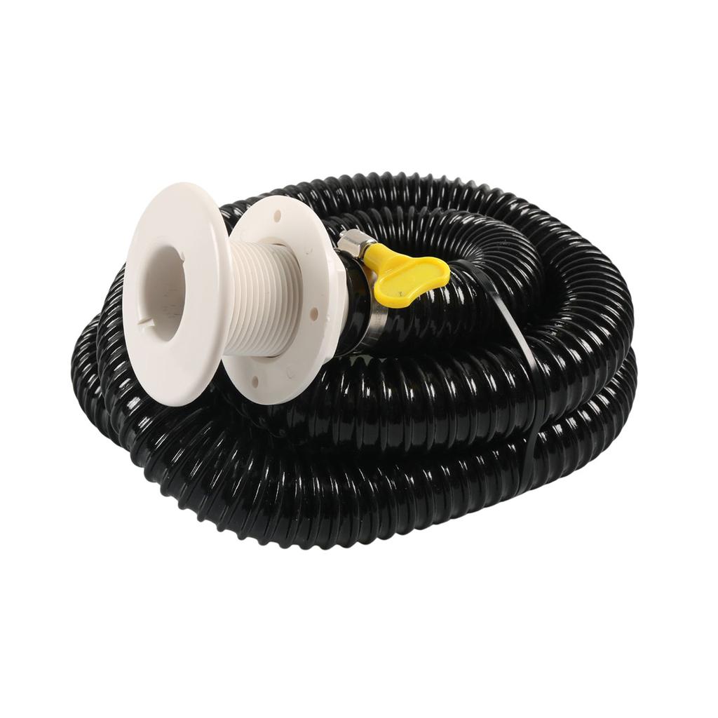 1-1/8'' Hose Bilge Pump Installation Kit for Boats Hose Thru Hull & Clamps Kit