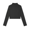 New FILA MILANO Italian Luxury Sports Collection Knitwear Women's Jet Black F11W435205FBK
