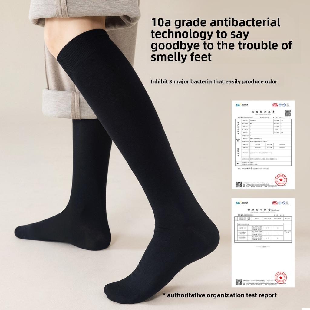 Cotton Short Leg Socks for Men, with Added Insulation and Thickness, Suitable for Sports, Odor-resistant, Long Tube Socks, Cotton Socks