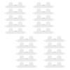 20Pcs Self-Adhesive Drain Pipe Holder Clamps 13-16Mm Outlet Fixed Buckle Hose Clips for Washing Machine Pipe Support Home