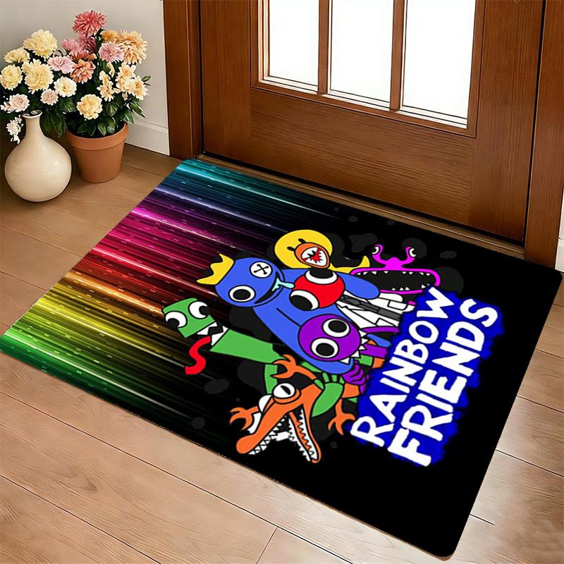 Rainbow Pals Living Room Nonslip Area Rug Soft Carpet For Bedroom Game Playroom Sofa Office Home Decor Doormat Christmas Gift C9301369