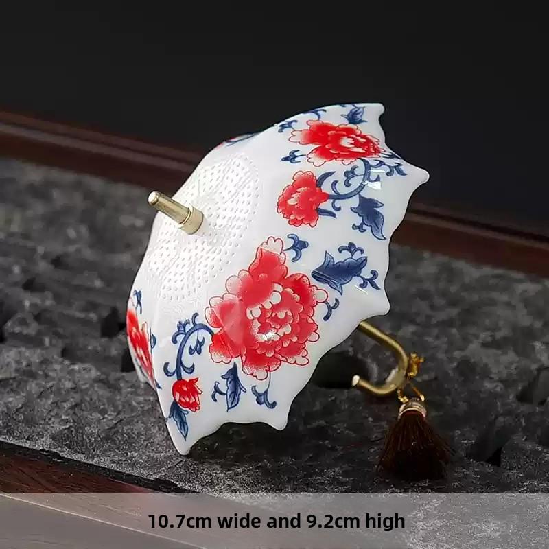 Китайские зонтики для заварки чая Ситечки для чая Керамические фильтры-экраны для чая Аксессуары для чайной церемонии Настольные украшения для чая