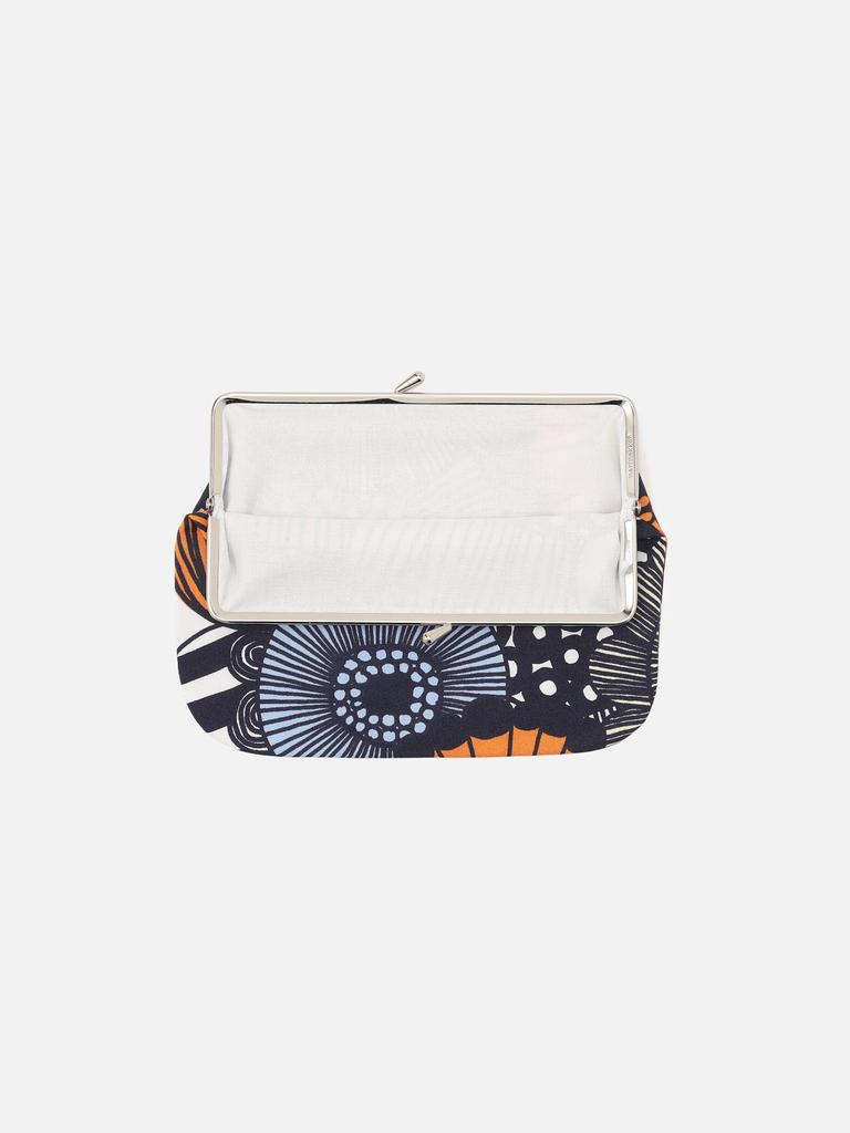 Pieni Siirtolapuutarha Puolikas Kukkaro Purse Pouch for Women F White X Light Yellow [Marimekko] 52_1_52259474407