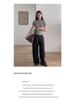 CLEAN SPACE Women's Wool Blend Knitted T-Shirt, Spring 2025 Collection, Short Sleeve, Thirteen Rows Design