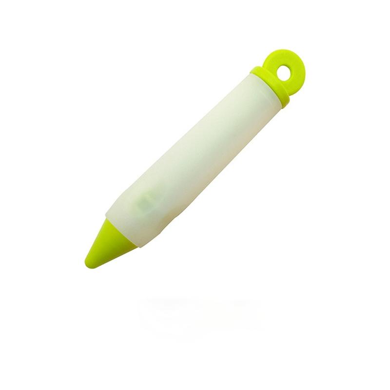 

Silicone Food Writing Pen Chocolate Decorating Tools Cake Mold Cream Cup Cookie Pastry Nozzles зелёный