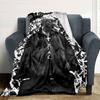 1pc 2PacHip Hop Blanket Soft Lightweight All Season Multi Purpose Throw for Sofa, Bed, Office & Picnics, French Style with Iconic Album Art & Quotes