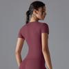 Nessaj Slim Women Short Sleeve Shirts Summer Short Sleeve Top Elasticity Casual T Shirts