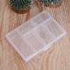 Scatole a griglia multipla Scatola di plastica trasparente quadrata 6/10/15/24/28 griglie Accessori per cucire