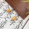 Yunnan Artistic Ethnic Fruit Earrings: Retro Natural Forest Style Design
