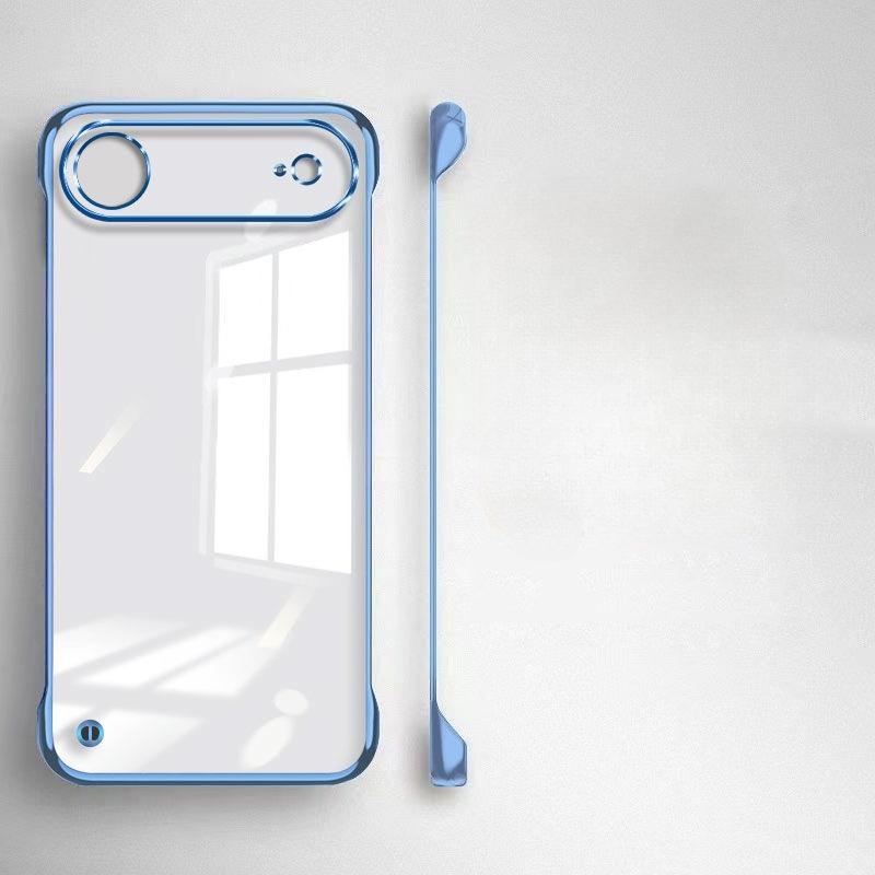 Ultra Thin Frameless Case for Iphone 17promax Air Slim Hard Shockproof Bumper Transparent Cover For iPhone17 17pro Air