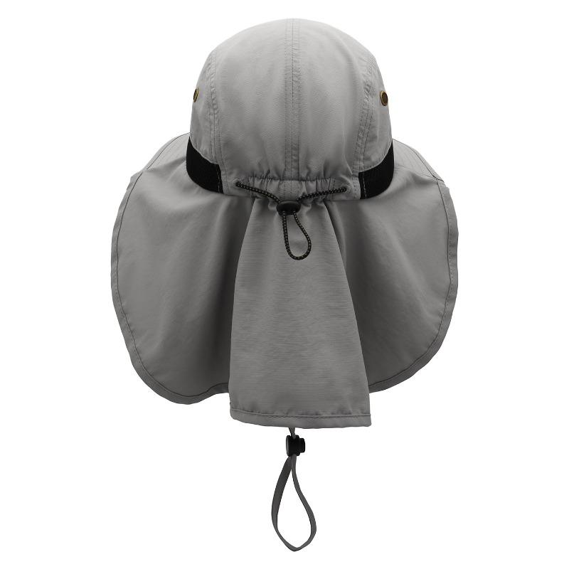 Sunscreen Hat Women's Summer Sun Hat Outdoor Cycling Neck Protection Sun Hat Big Brim Breathable Folding Climbing Bucket Hat