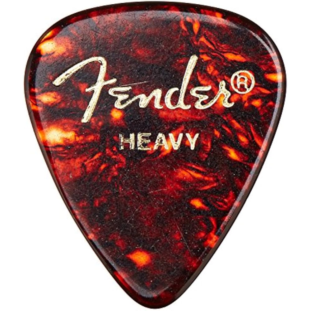 Fender Pick 351 SHAPE CLASSIC PICKS - 144 COUNT HEAVY, TORTOISE SHELL