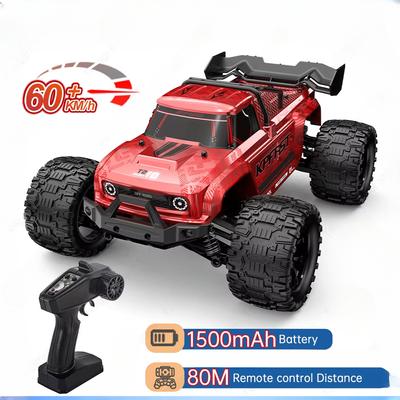 2024 Yeni KF18 1:14 4WD RC Araba Off-Road Yarış Yüksek Hızlı Fırçasız Motor 2.4G Uzaktan Kumandalı Arabalar Kamyon 75km/H LED Işıklı Kamyon Oyuncak Çocuk Hediyesi