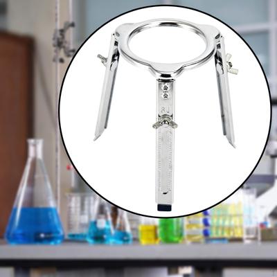 Stativbrännare Stativ Justerbar Laboratorieutrustning Utrymmesbesparande Kompakt Lampa Hållare Experimentverktyg för