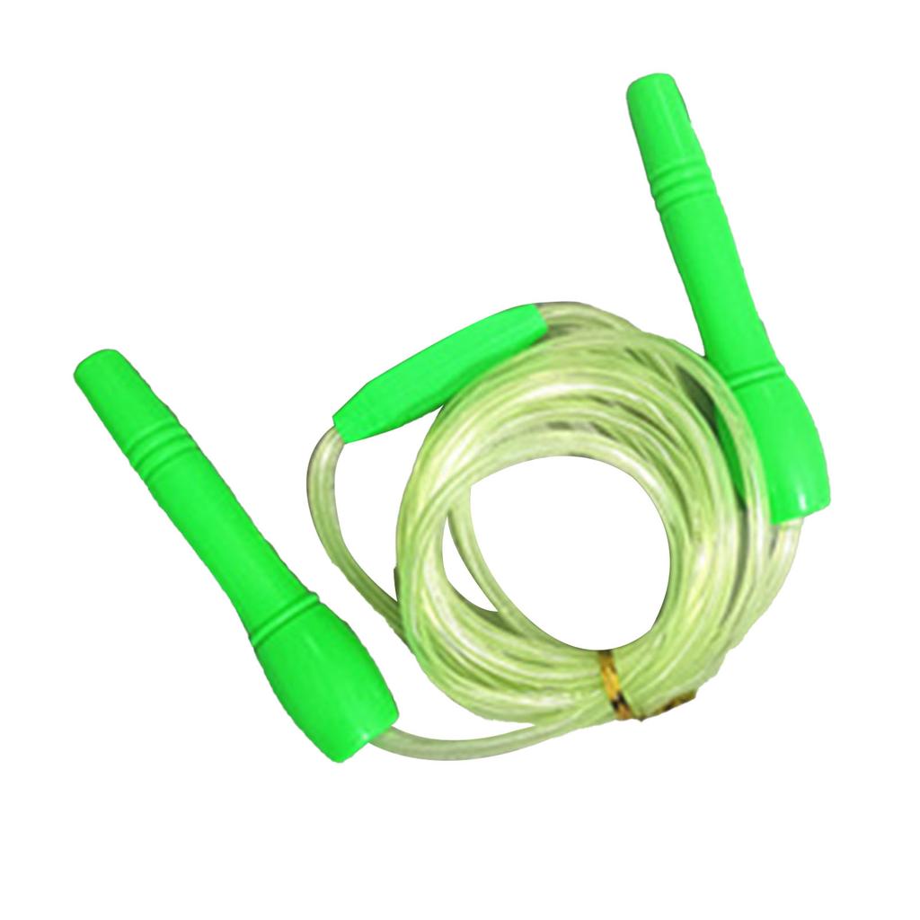 Adjustable Glowing Skipping Rope Glow in The Dark Jump Rope for Adults Kids Children Grreen