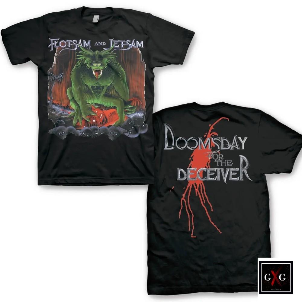 FLOTSAM AND JETSAM cd cvr DOOMSDAY FOR THE DECEIVER Official SHIRT LRG New chaos Unisex T-Shirt M