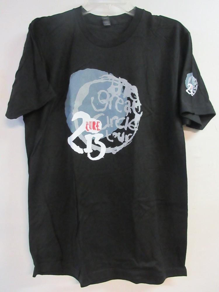 ОФИЦИАЛЬНЫЙ МЕРЧ THE CURE БОЛЬШОЙ КРУГ ТУР 2013 ГРУППА КОНЦЕРТ МУЗЫКА БОЛЬШАЯ Унисекс Футболка XXL